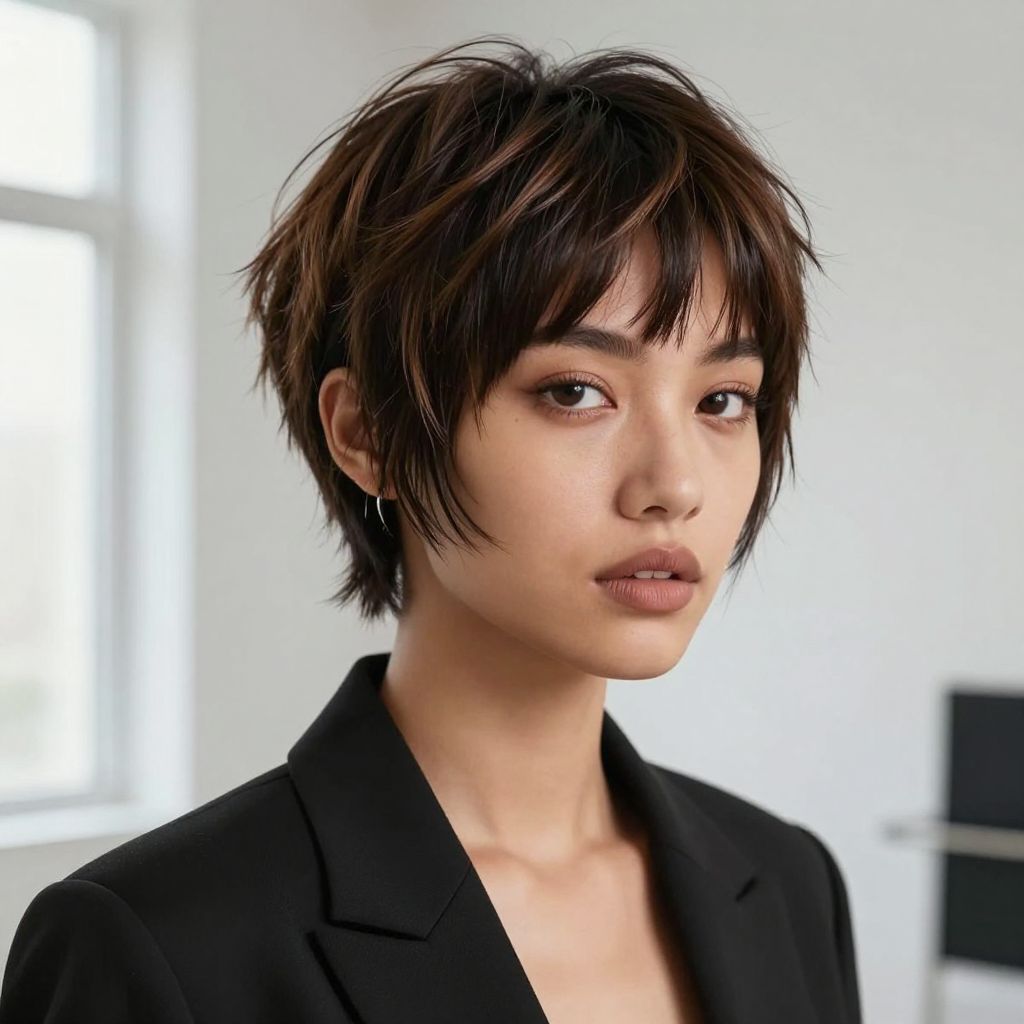 Pixie with Wispy Bangs