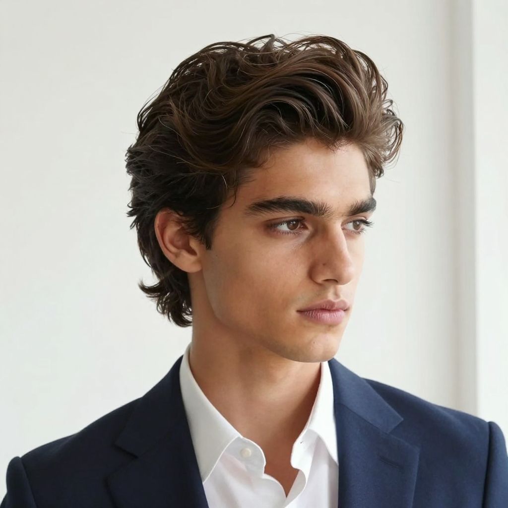 The Textured Pompadour