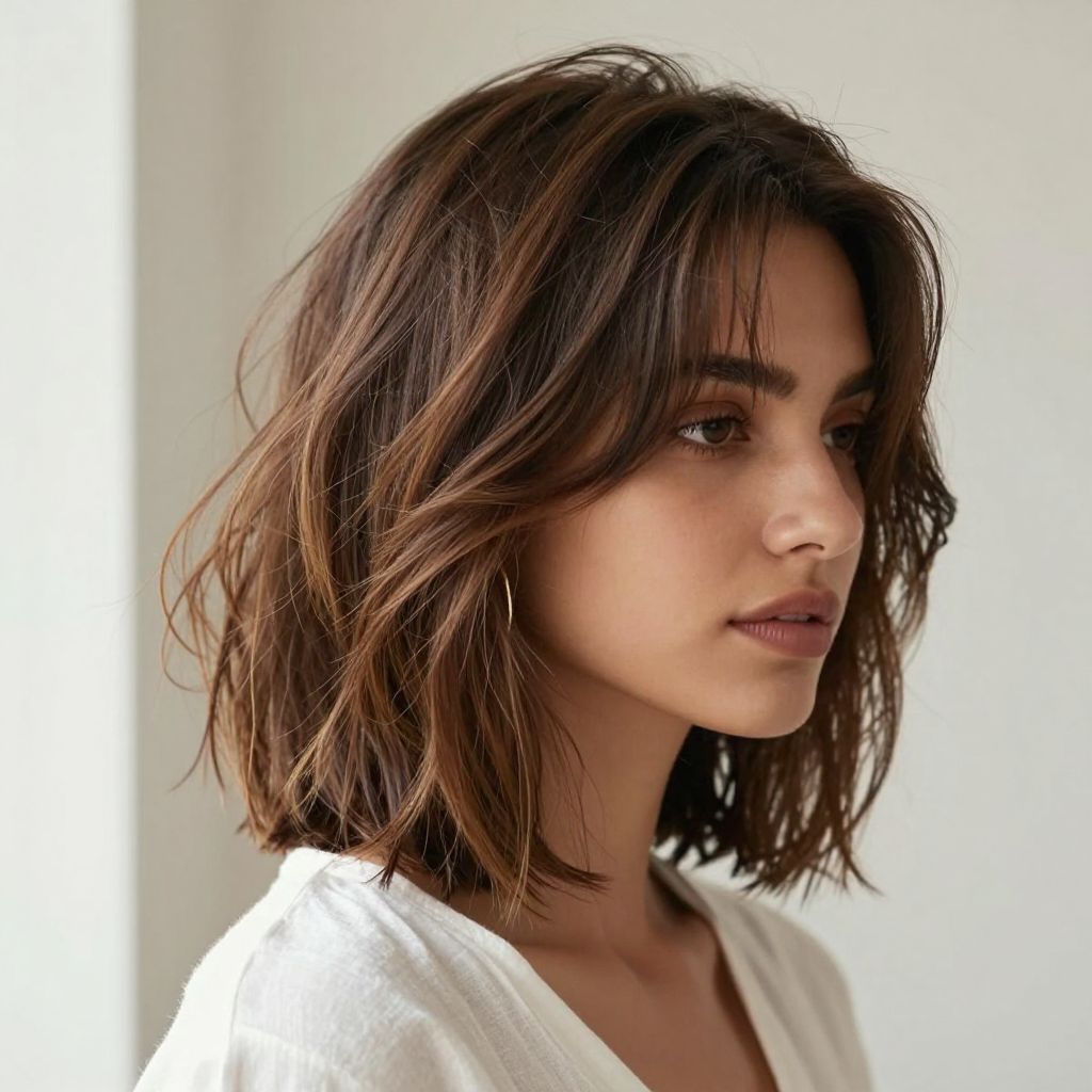Wispy Layered Bob