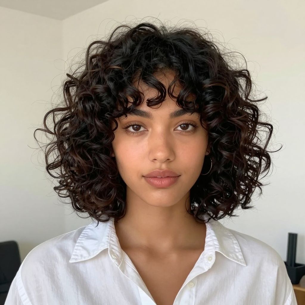 High Volume Curly Bob
