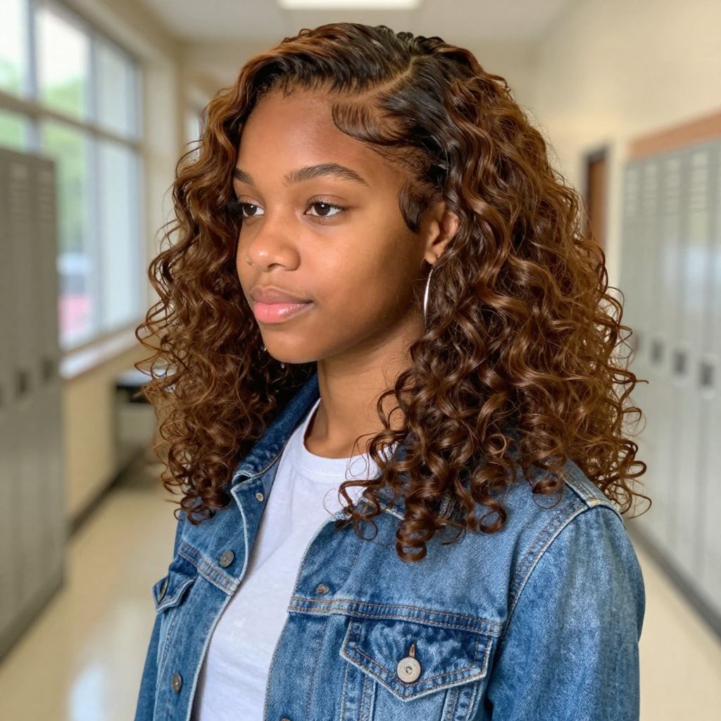 Side-Swept Curls