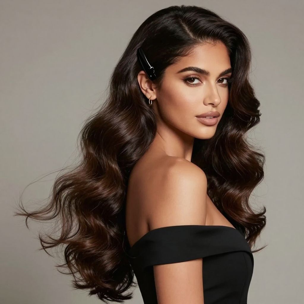 Glamorous Side Sweep Wave