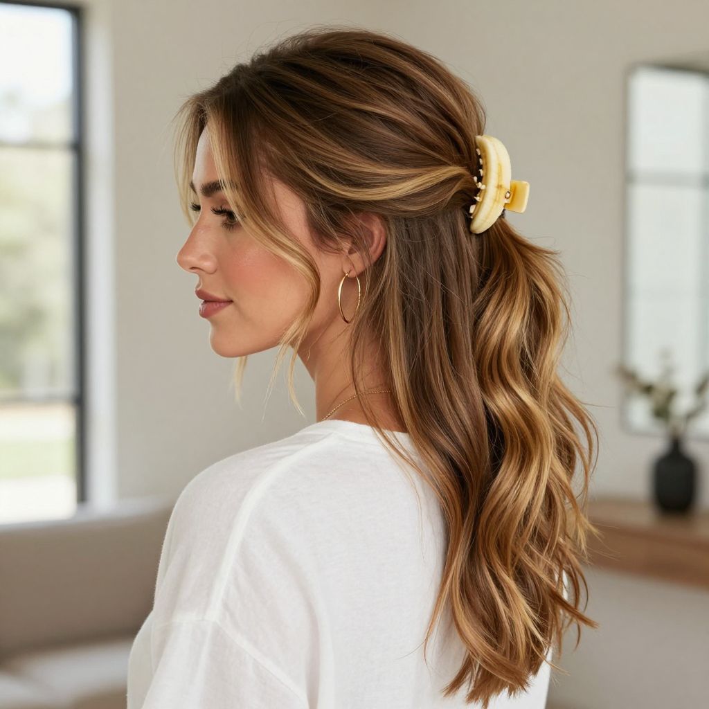Playful Half-Up Half-Down
