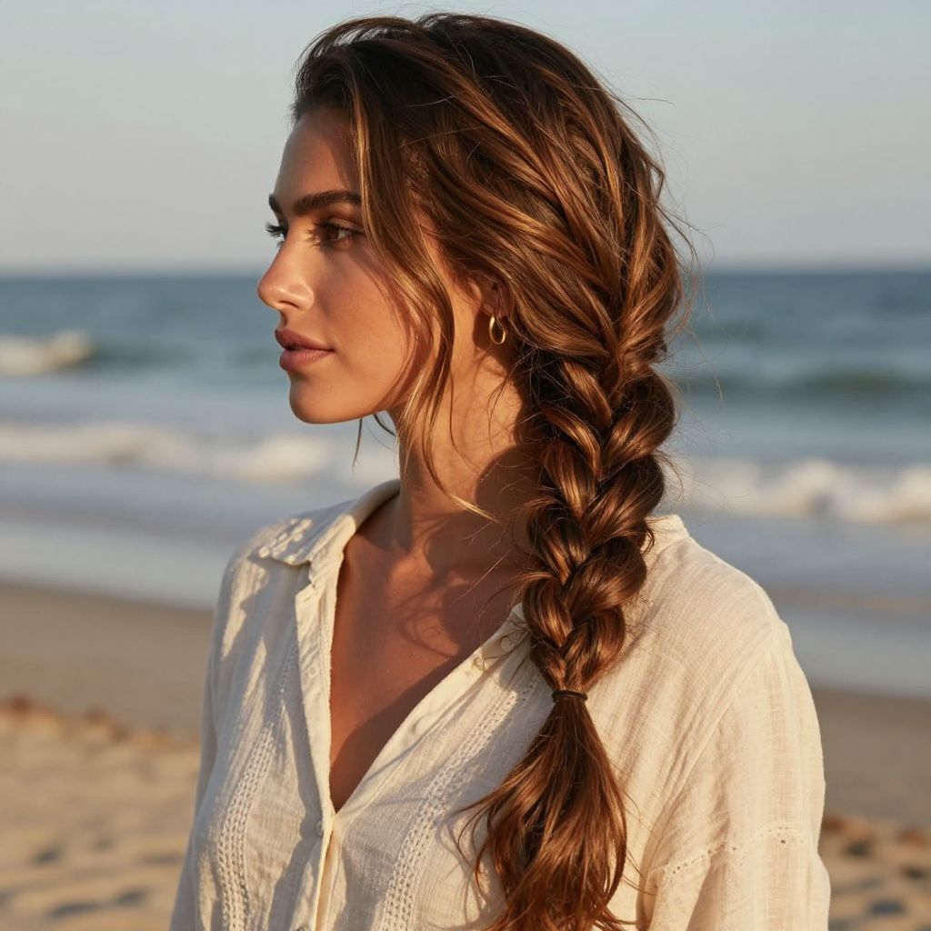 Low Fishtail Braid