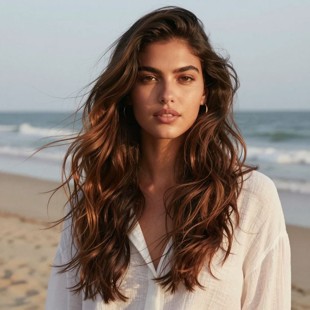 Windblown Long Layers