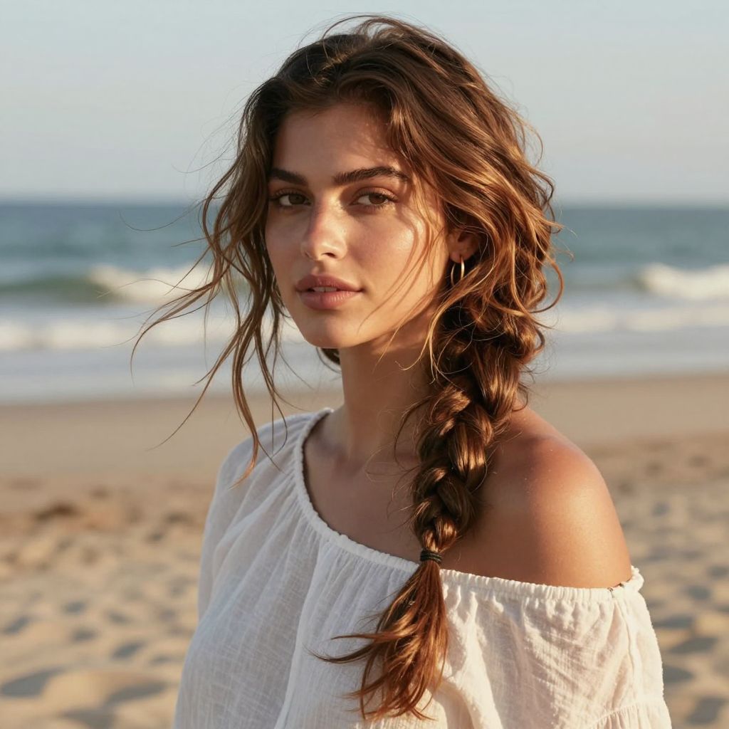Messy Side Braid