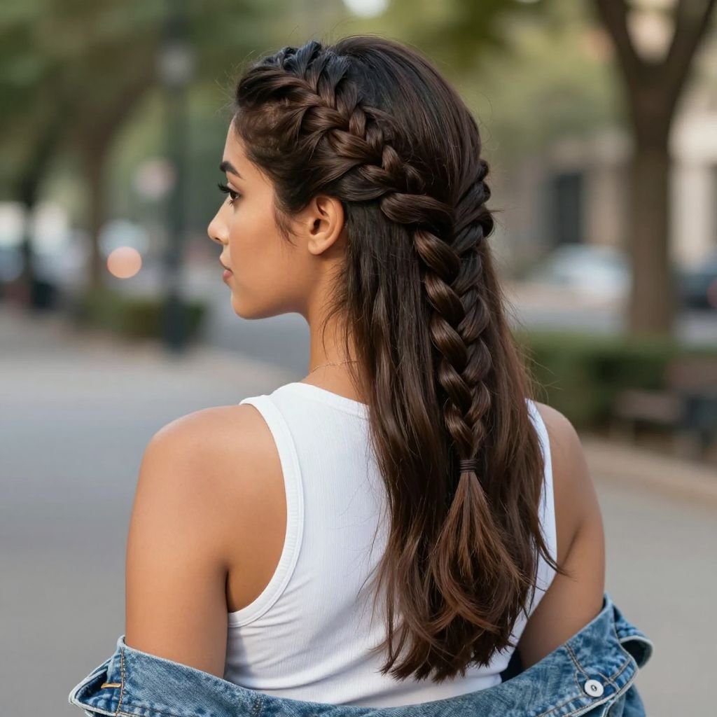 Sporty French Braid