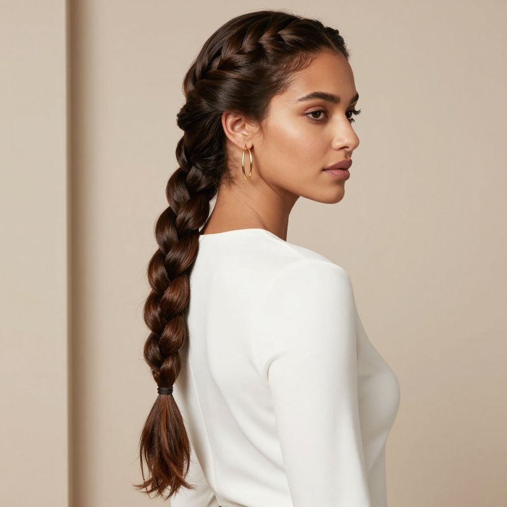 Big Rope Braids with Tapered Ends