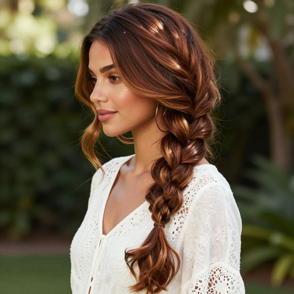 Oversized Fishtail Braid