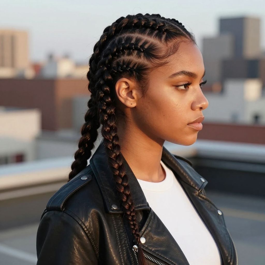 Bold Triple Braids