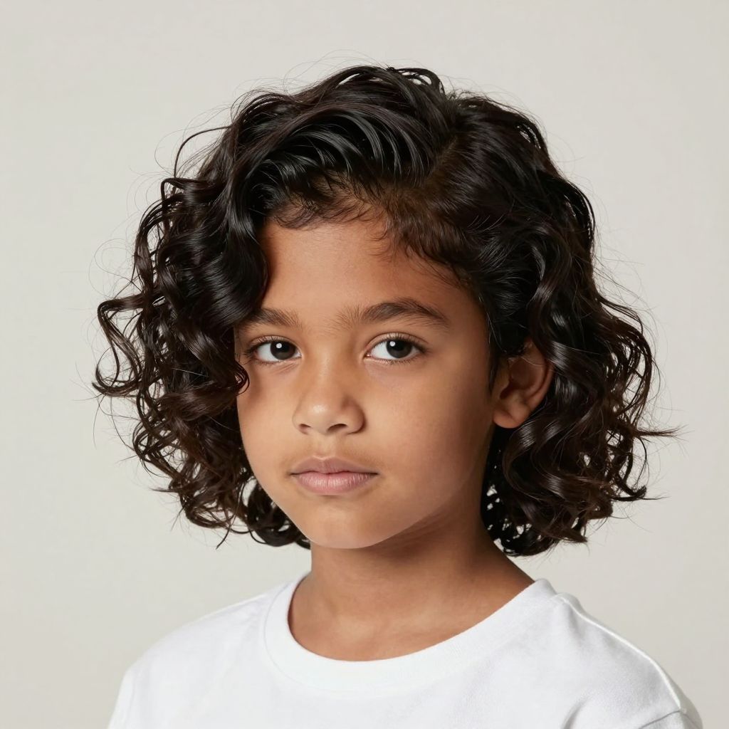 Slicked Back Natural Curls