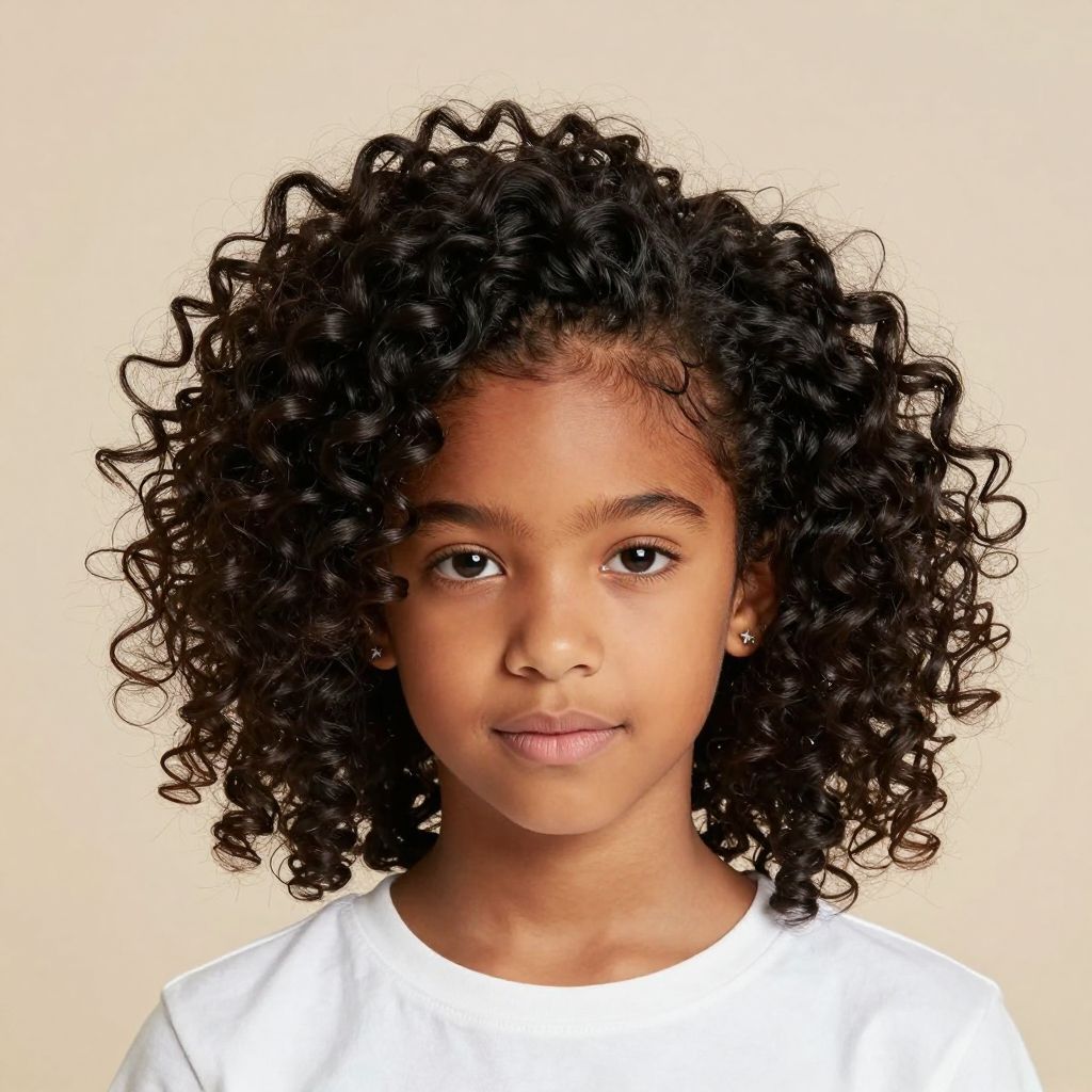 High Puff with Side Part