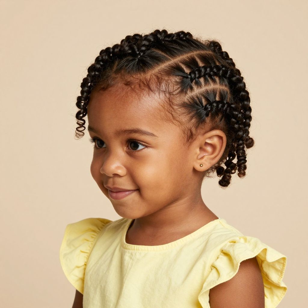 Side-Swept Cornrows