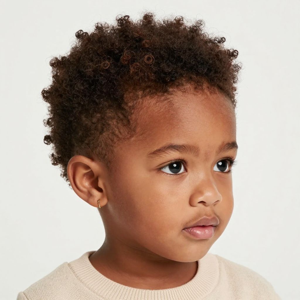 Afro Tapered With Defined Edges