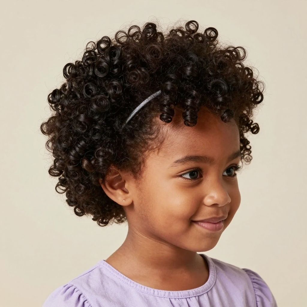 High Top Puff With Side Part