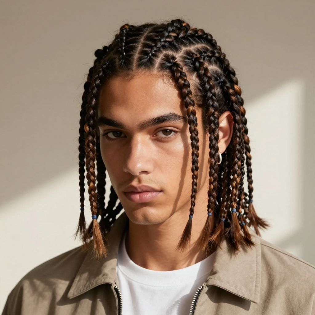Zigzag Part Braids