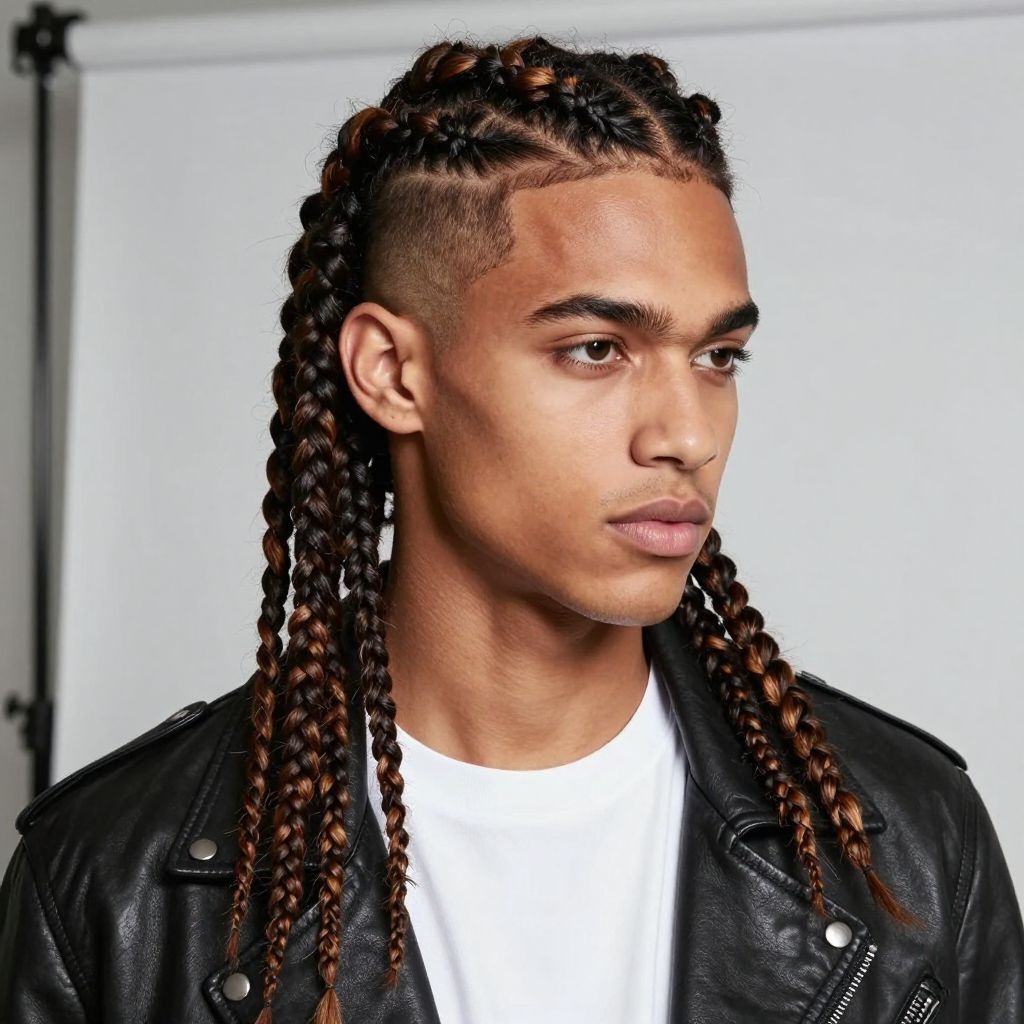 Braids with Shaved Underside