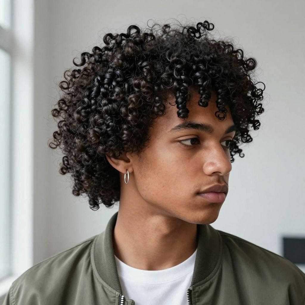Braided Afro Puff