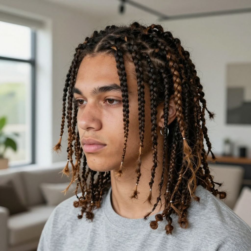 Messy Micro Braids
