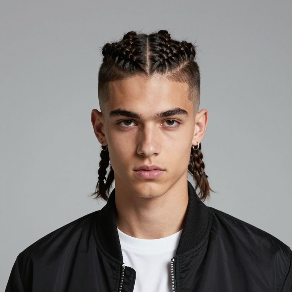 French Braid Mohawk