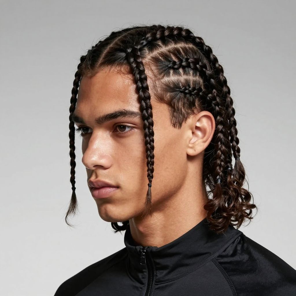 Dutch Braids Double Style