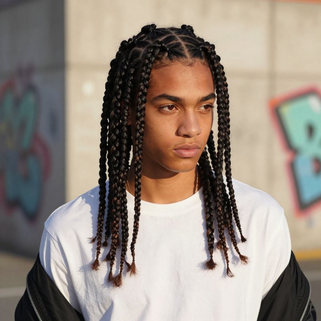 Zigzag Part Braids