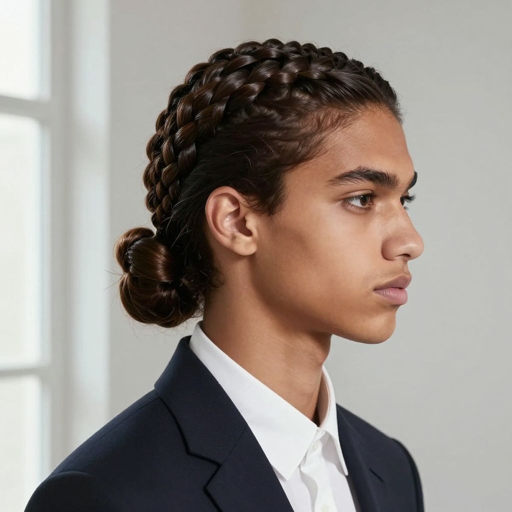 French Braided Bun