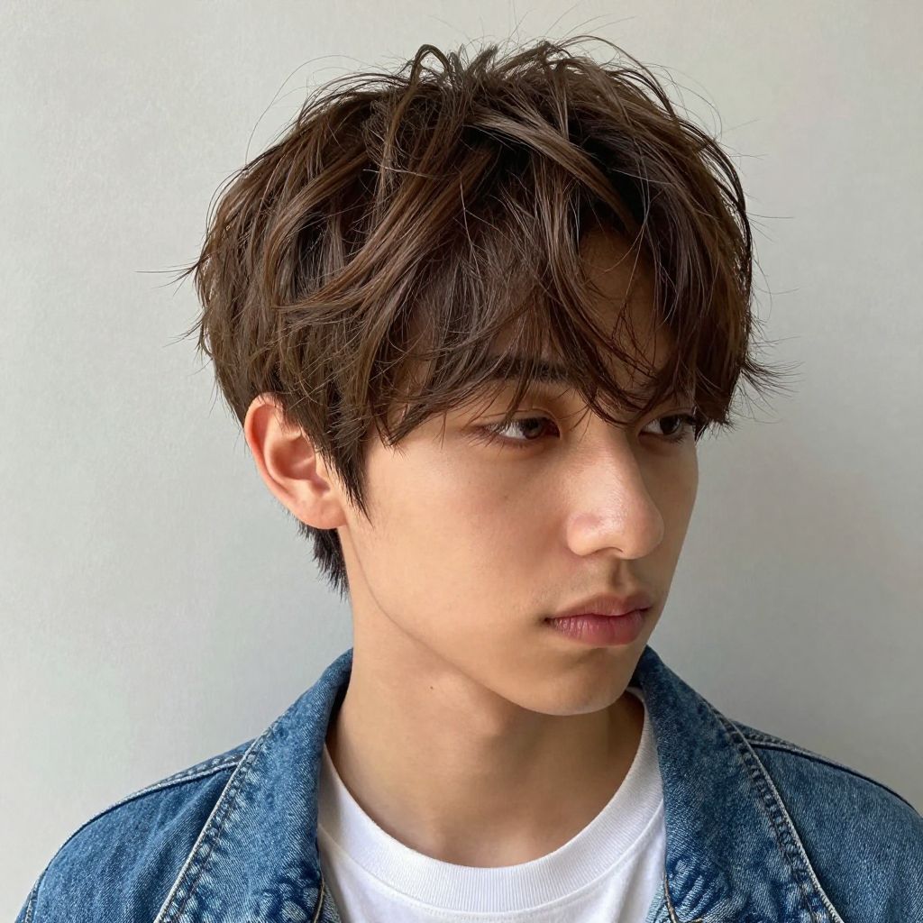 The Tousled Side Swept Fringe
