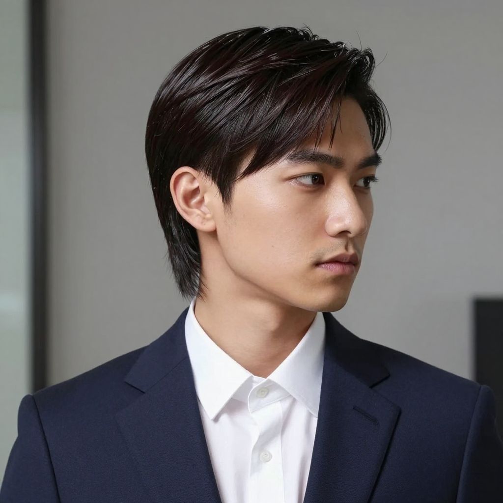 The Slicked Back Elegance