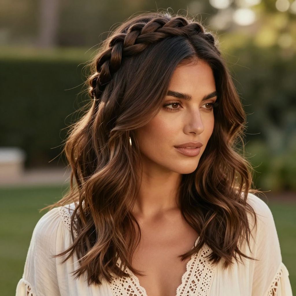 The Crown Braid Glam