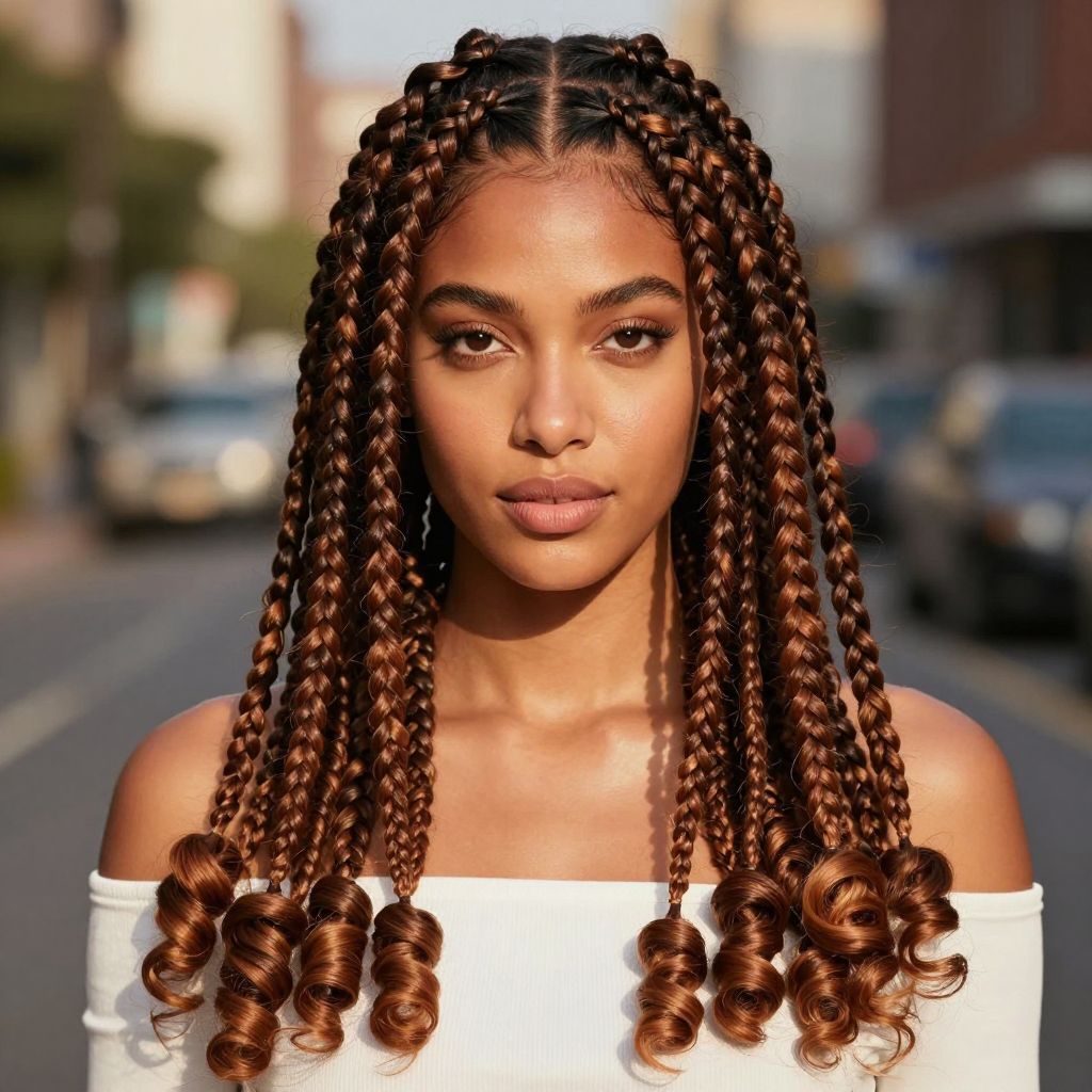 Chunky Box Braids