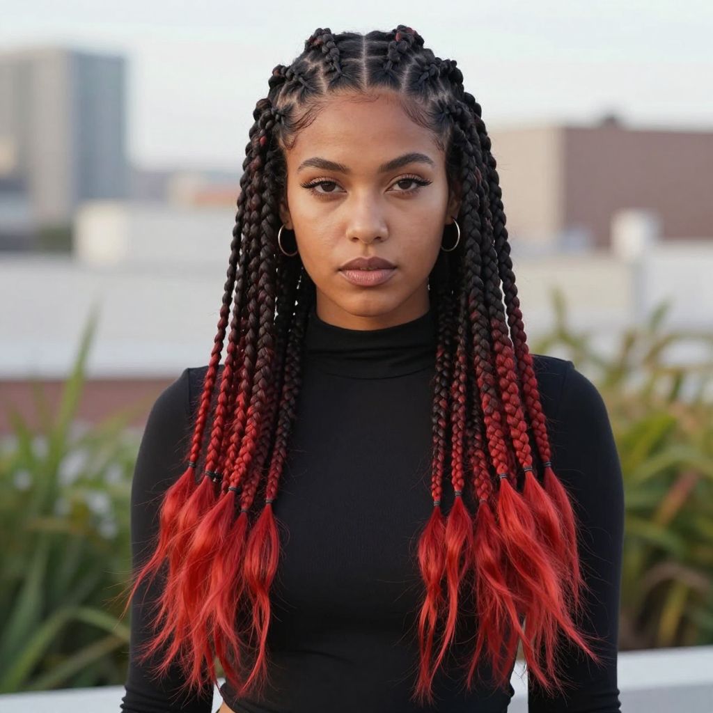 Micro Braids with Statement Ends