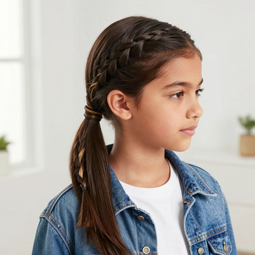 Braided Ponytail Flair