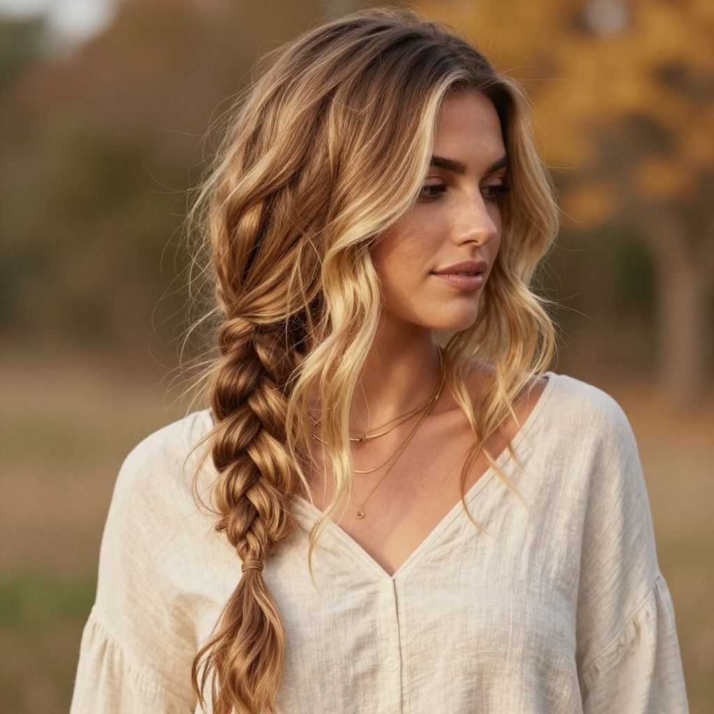 Bohemian Side Braid