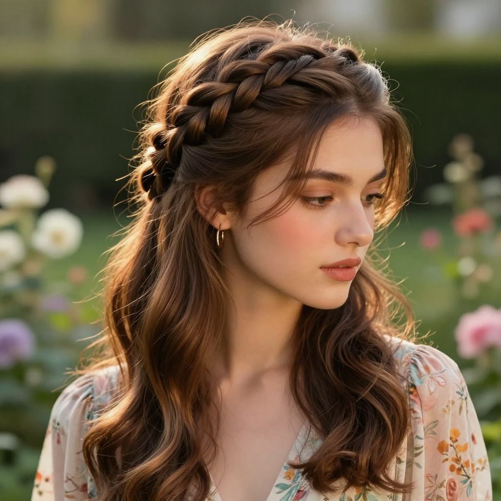Dutch Braid Crown