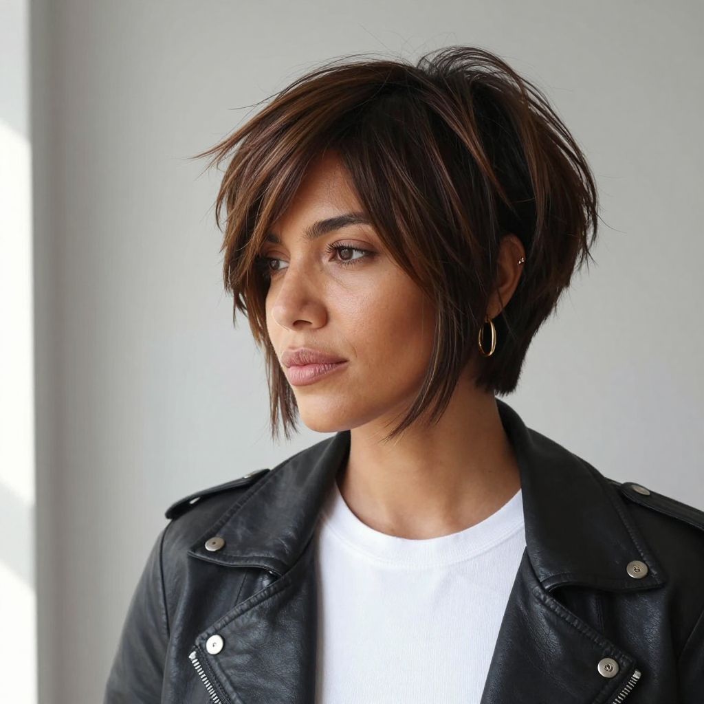 Chin Length Pixie Bob Fusion