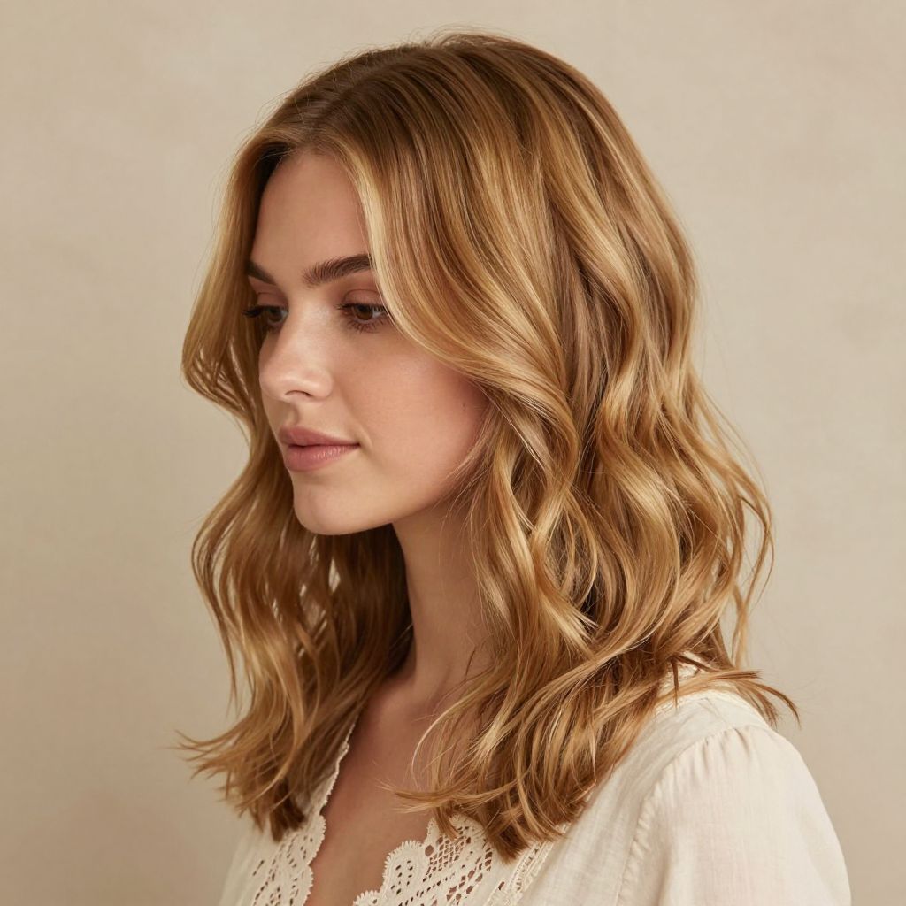 Soft Chin Length Waves