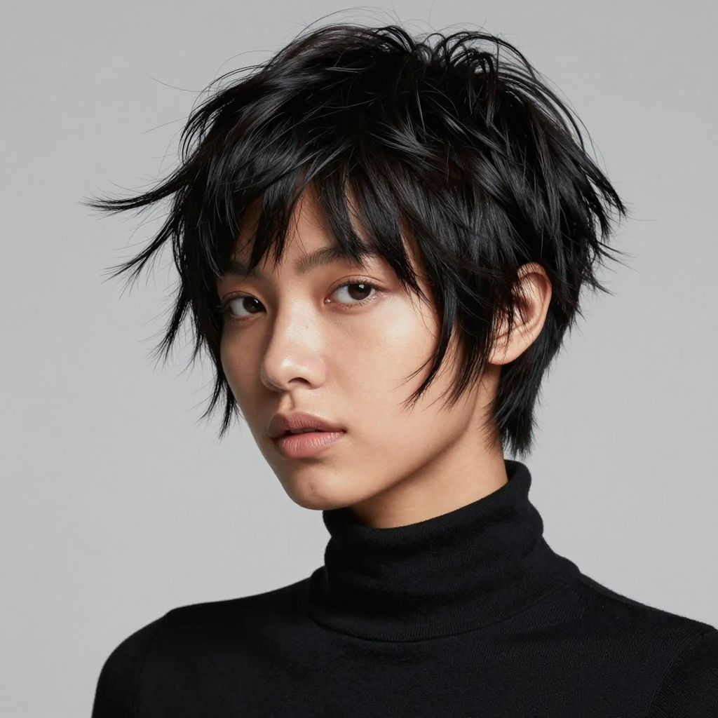 Textured Pixie Cut