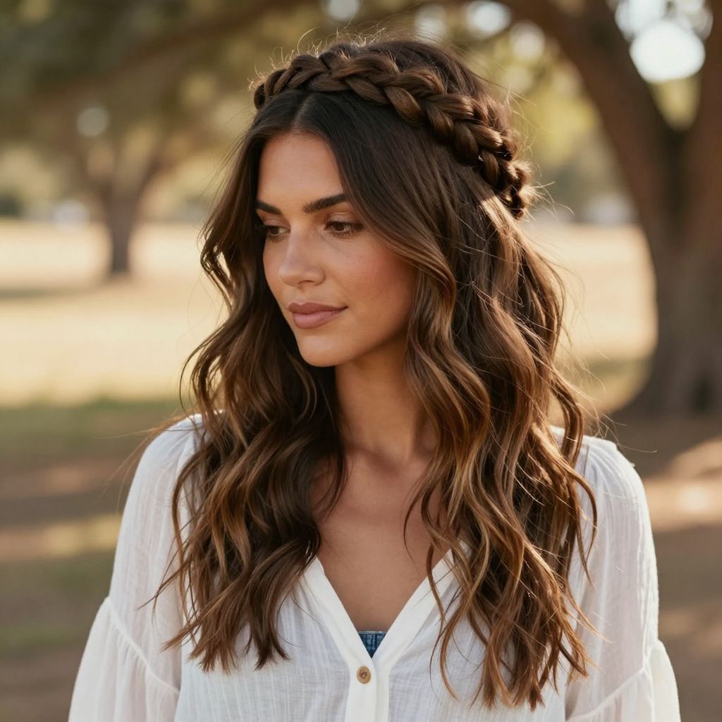 Loose Braided Crown