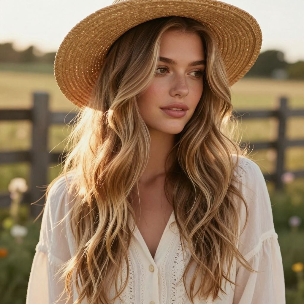 Sun Kissed Messy Waves