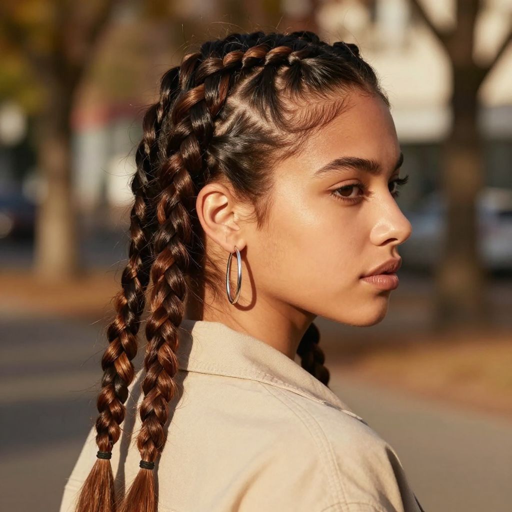 Double Dutch Braids