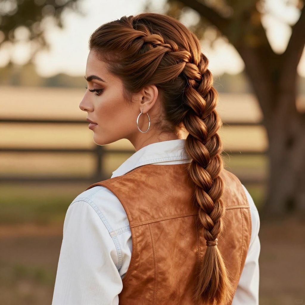 Rope Braided Ponytail