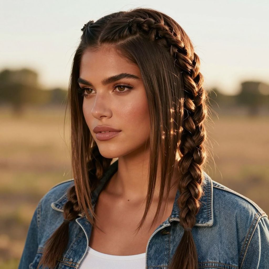 Classic Cowboy Braids