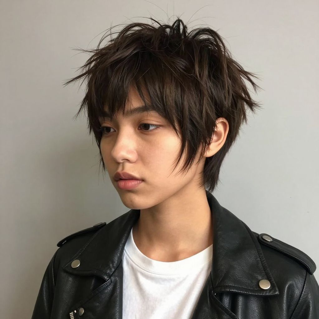 Spiky Layered Pixie with Textured Tips