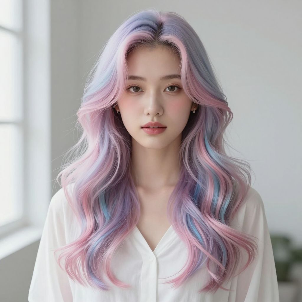 Soft Pastel Unicorn Waves