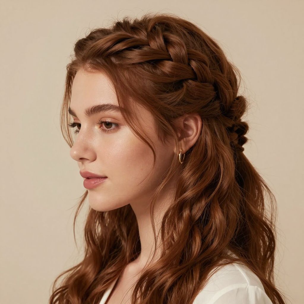 Crimped Braided Crown