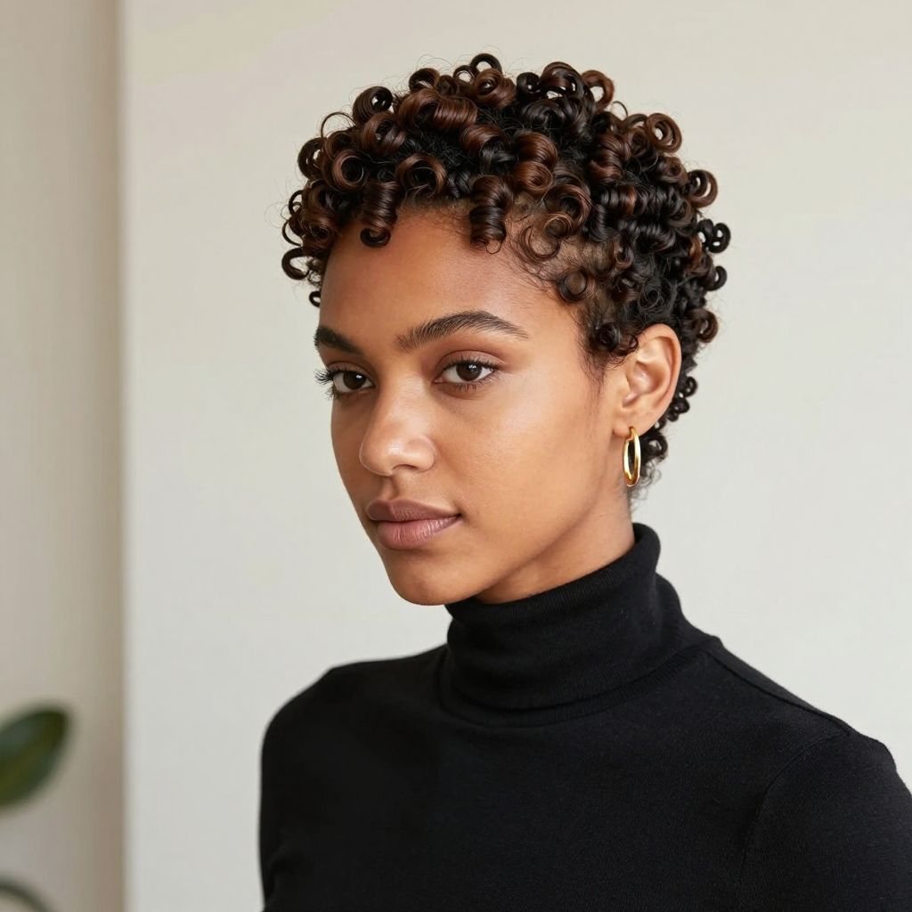 Pixie Cut Crochet Braids