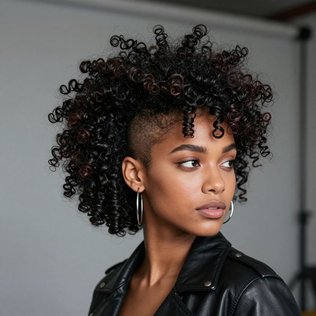 Fluffy Crochet Mohawk