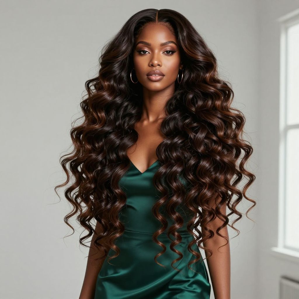 Super Long Crochet Mermaid Curls