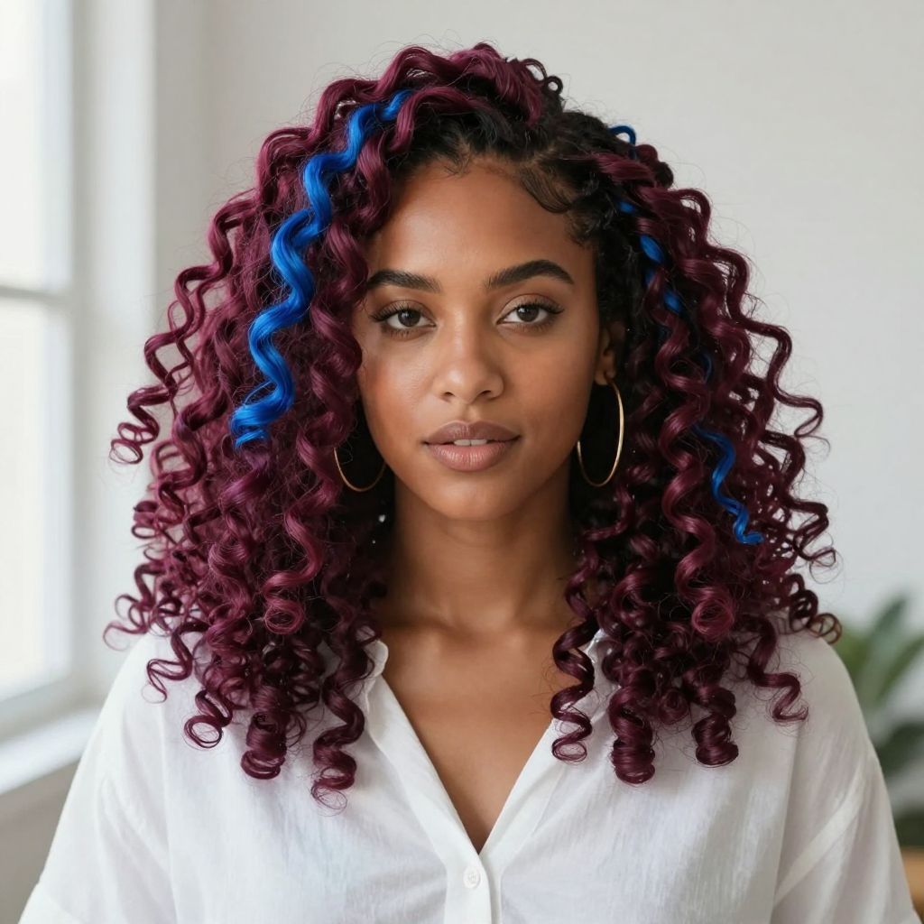 Colorful Crochet Twist-Out